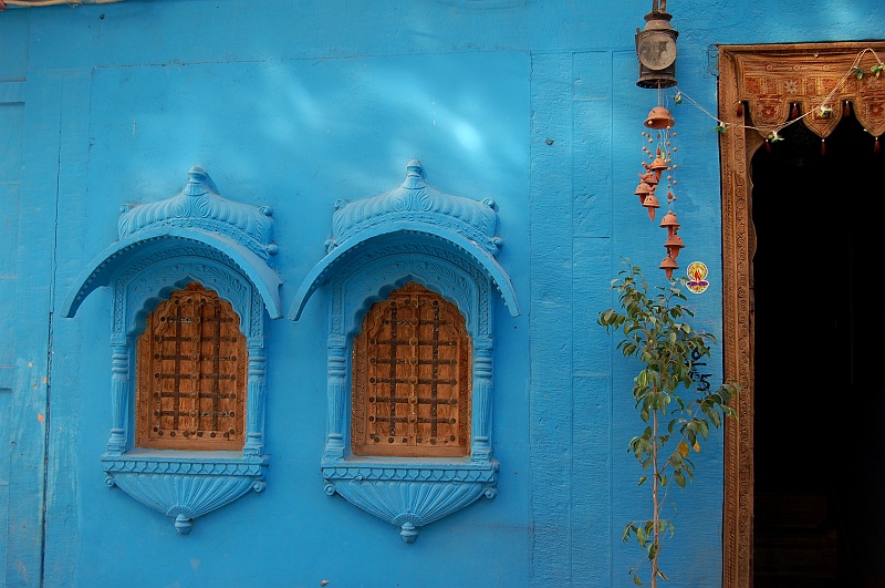 10_58.JPG - Fasada w Jodhpurze. (Zdjęcie: Ania)