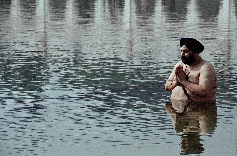 02.Delhi_Imag0577a.JPG - A tu już Sikh himself. Budzi szacunek, co by nie mówić. (Zdjęcie: Bartek)
