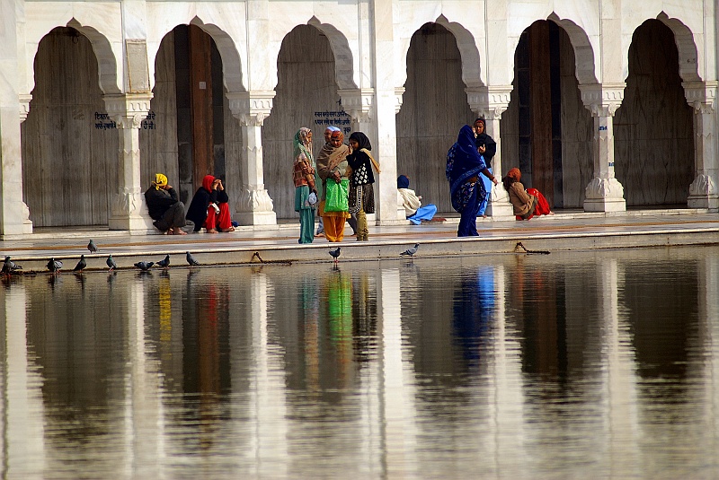 Indie0038.JPG - Gurdwara czyli świątynia Sihków. (Zdjęcie: Laura i Astronom)