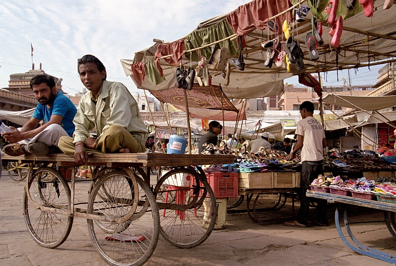 12.Jodhpur_Imag0557.JPG - Rynek w Jodhpur. (Zdjęcie: Bartek)