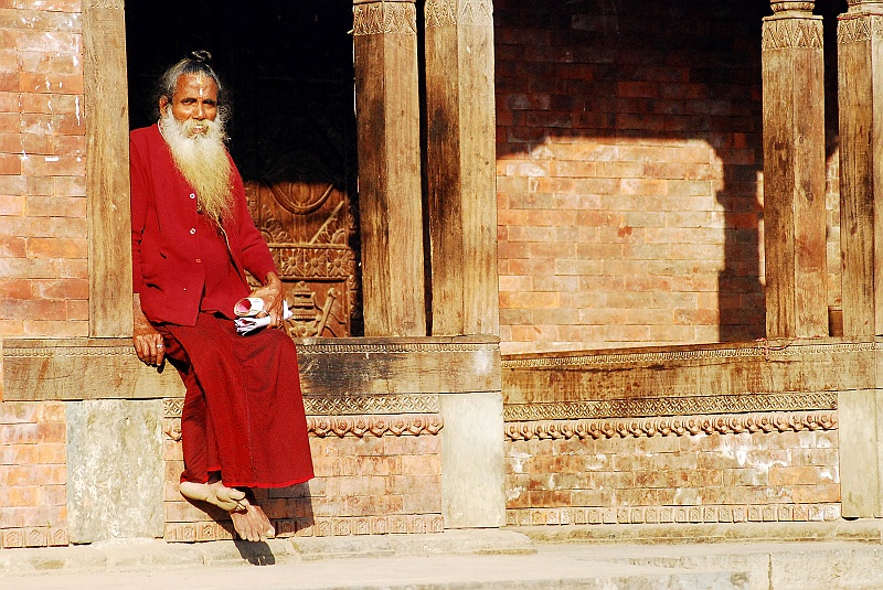 Indie0302.JPG - Pielgrzym. (Zdjęcie: Laura i Astronom)