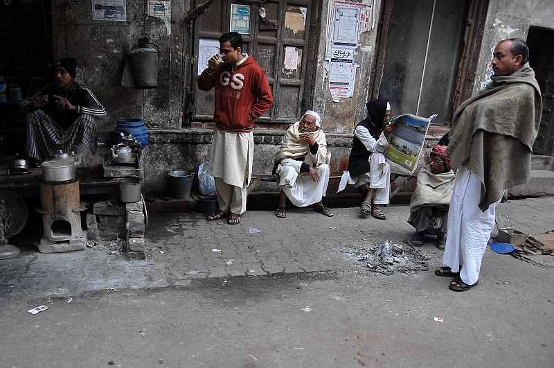 03.Varanasi_DSC_0260.JPG - Odpoczynek przy czaju. (Zdjęcie: Bartek)