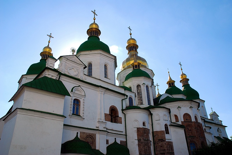 kaza-kirg0014.JPG - Sobór św. Zofii. W środku sarkofag Jarosława Mądrego. (Zdjęcie: Laura i Astronom)