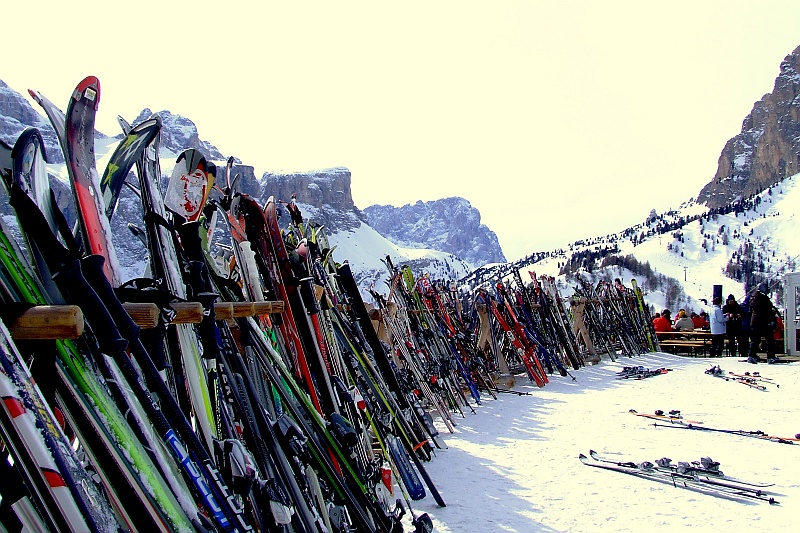 DSCF9505.JPG - No a jak się podziczało to narty na stojaczki...