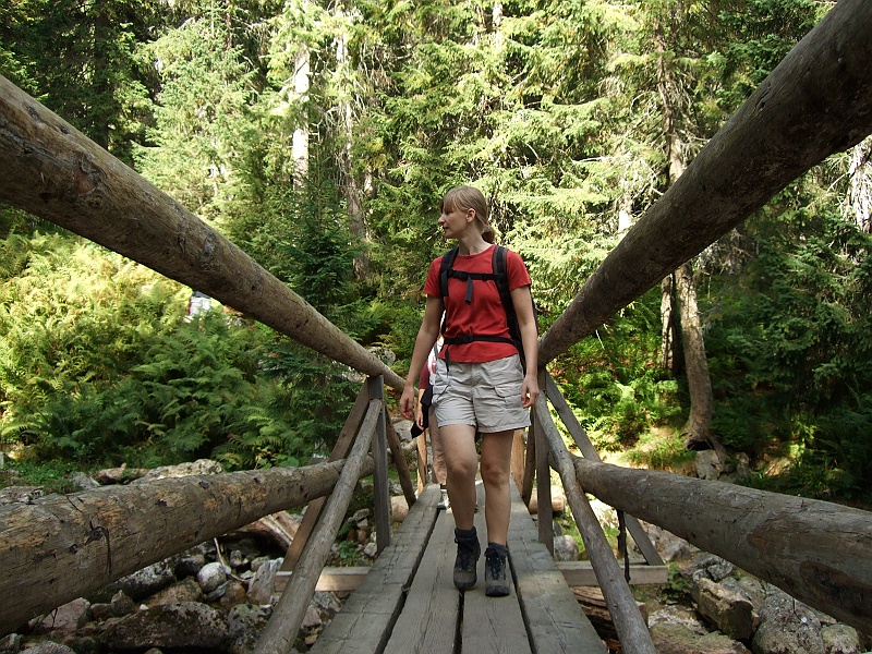 DSCF2284.JPG - Joasia jako pierwsza przekracza Rubikon. (No, wiadomo, że pierwszy był fotograł, ale wiadomo - on się nie liczy). :)